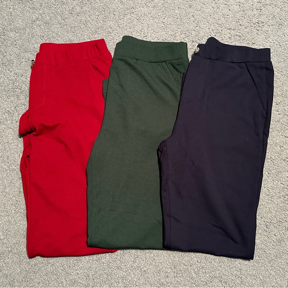 Three pairs of dress pants